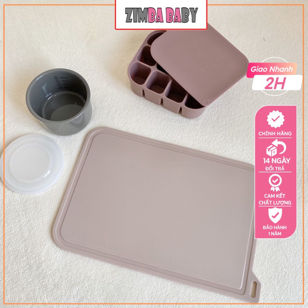 Thớt silicon kháng khuẩn CUTTING BOTHSDE BOARD cao cấp, chính hãng BLUE MAMA trợ thủ cho mẹ nấu bếp