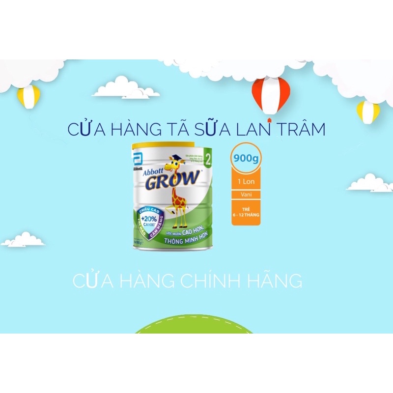 Sữa bột Abbott Grow 2 lon 900g