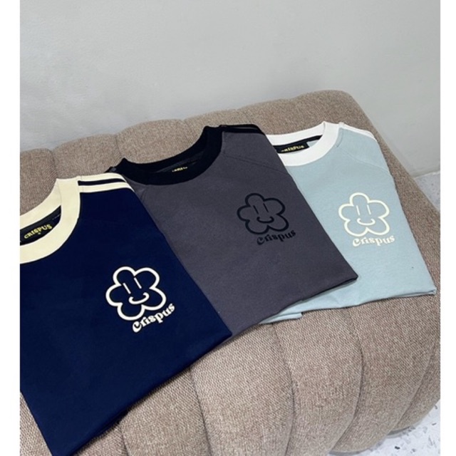 ÁO SMILEY FLOWER NAVY