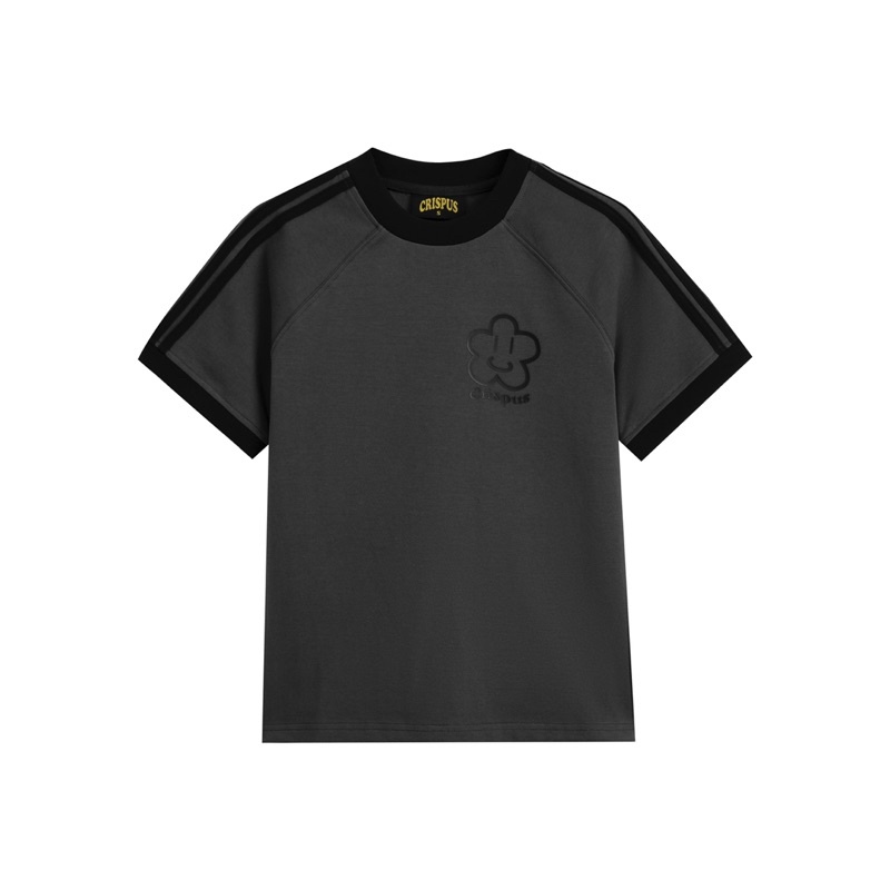 ÁO SMILEY FLOWER XÁM