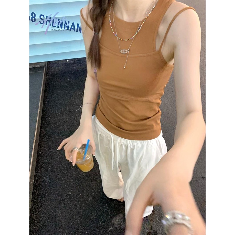 Áo Hai Dây Ôm Dáng Thời Trang Mùa Hè Cho Nữ