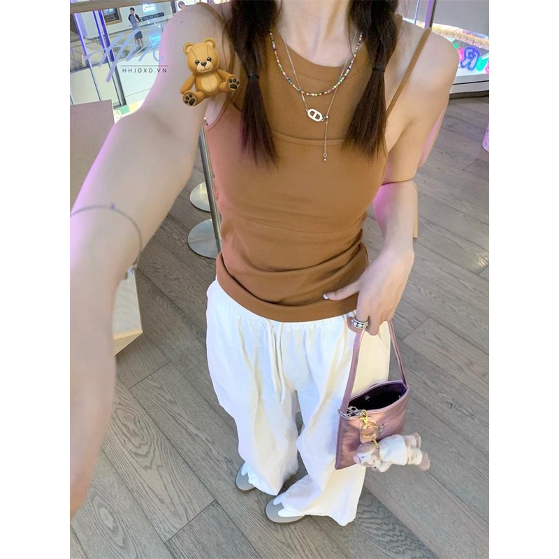 Áo Hai Dây Ôm Dáng Thời Trang Mùa Hè Cho Nữ