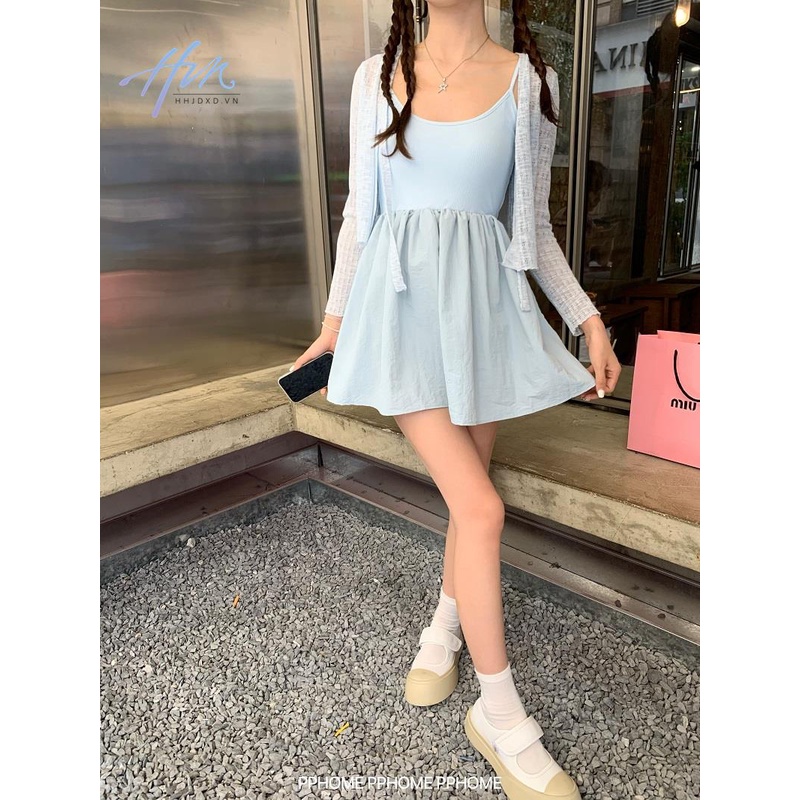 Đầm Múa Ba Lê Hai Lớp Thiết Kế Xinh Xắn Cho Bé Gái