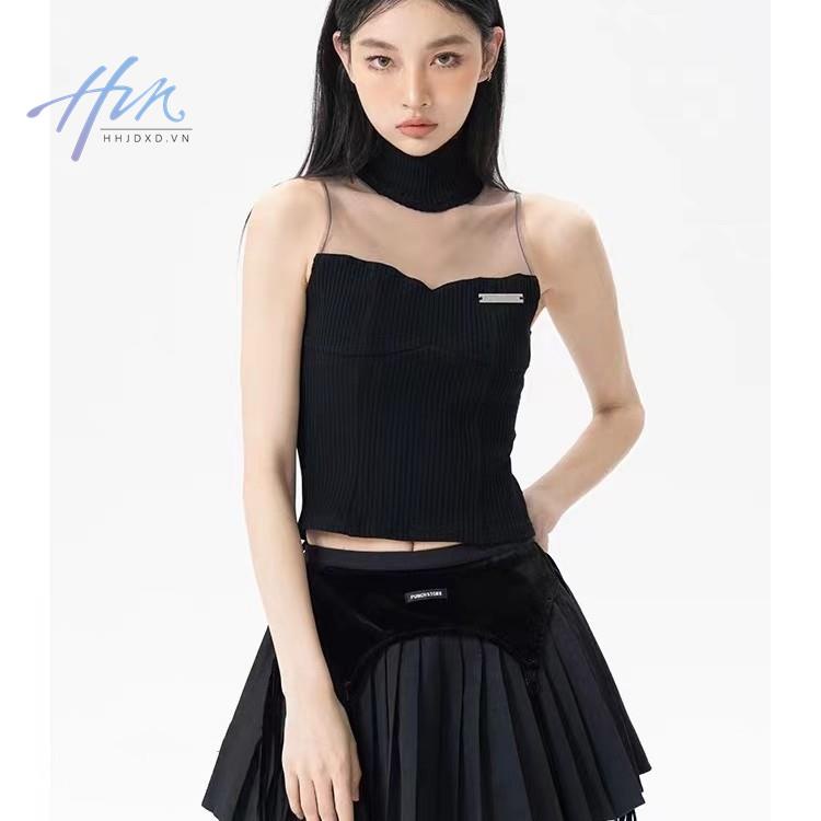 Áo Không Tay Dáng Ngắn Thời Trang Mùa Hè 2023 Quyến Rũ Cho Nữ