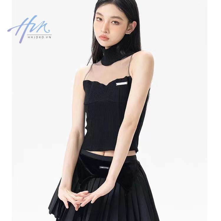 Áo Không Tay Dáng Ngắn Thời Trang Mùa Hè 2023 Quyến Rũ Cho Nữ