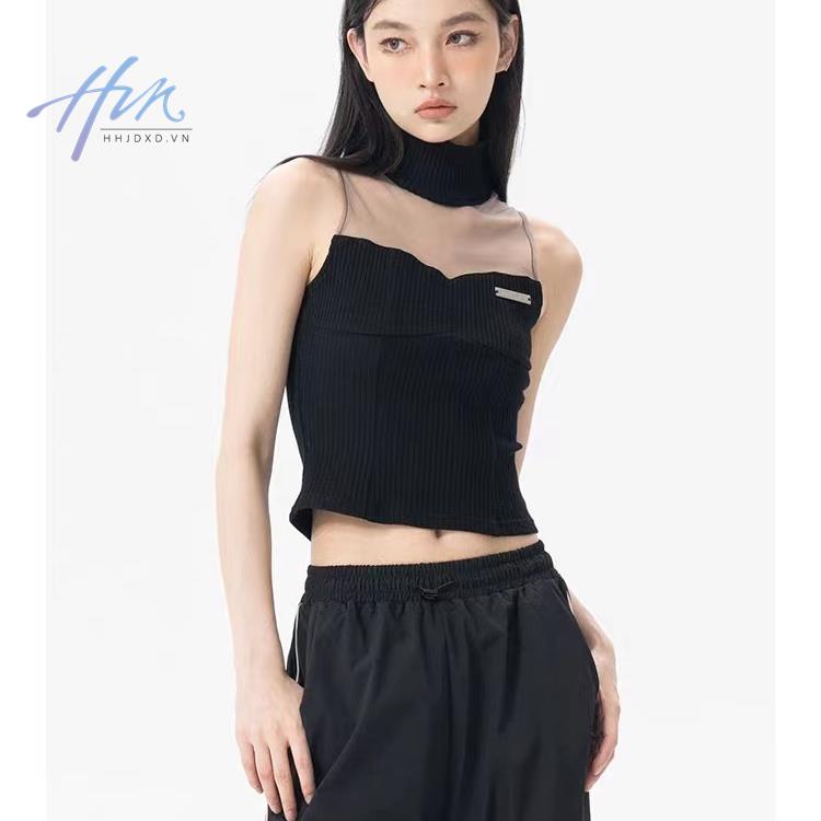 Áo Không Tay Dáng Ngắn Thời Trang Mùa Hè 2023 Quyến Rũ Cho Nữ