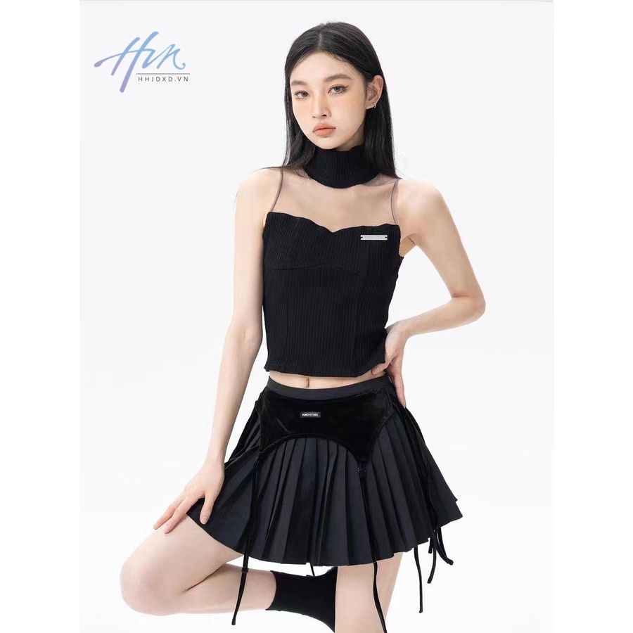 Áo Không Tay Dáng Ngắn Thời Trang Mùa Hè 2023 Quyến Rũ Cho Nữ