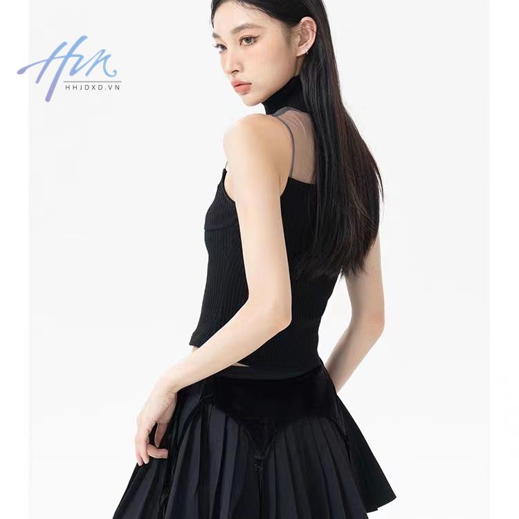 Áo Không Tay Dáng Ngắn Thời Trang Mùa Hè 2023 Quyến Rũ Cho Nữ