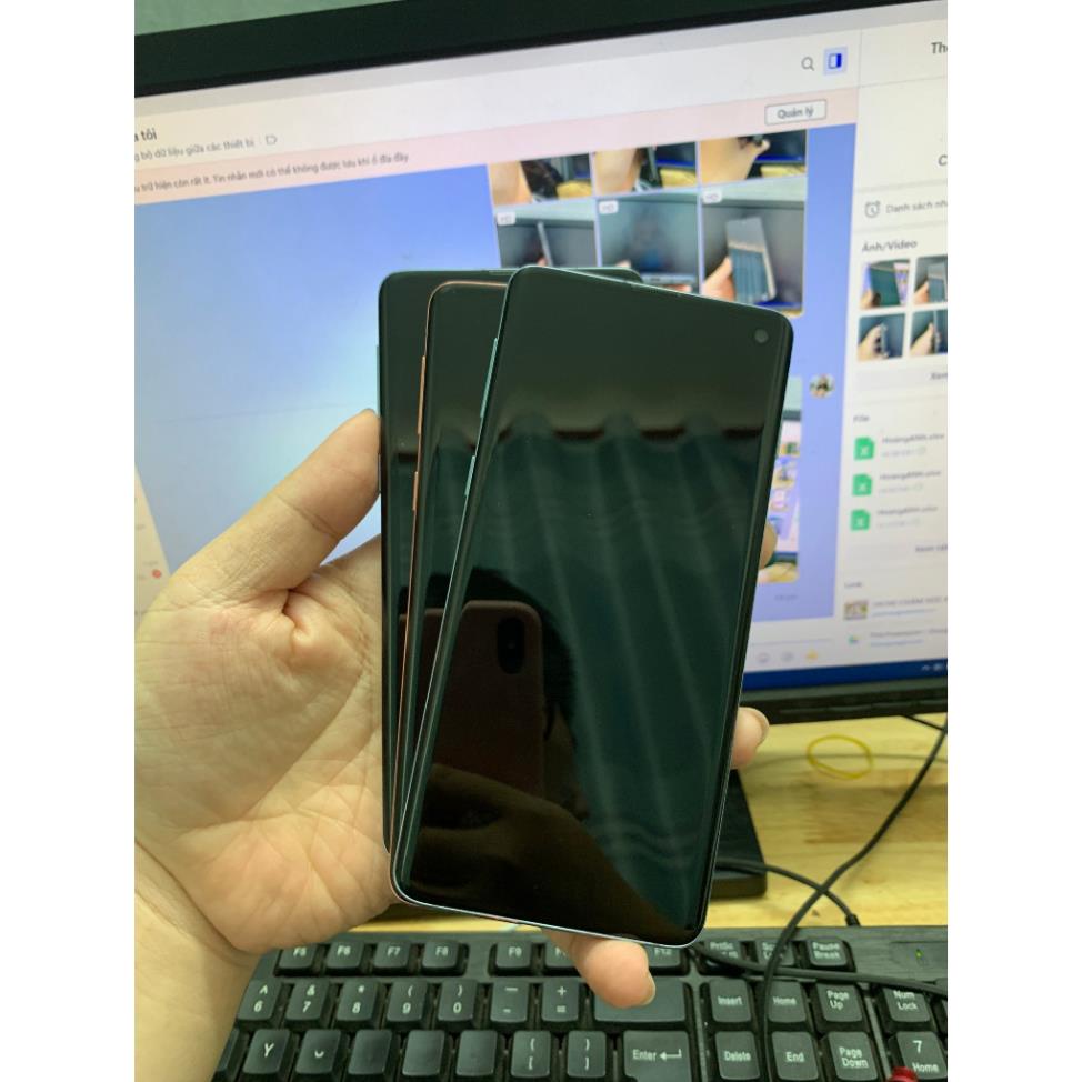 Điện thoại Samsung Galaxy S10 Ram 8/128G Chip Snap855 - Hàng chính hãng Fullbox Bảo hành toàn quốc Bao test đổi trả .