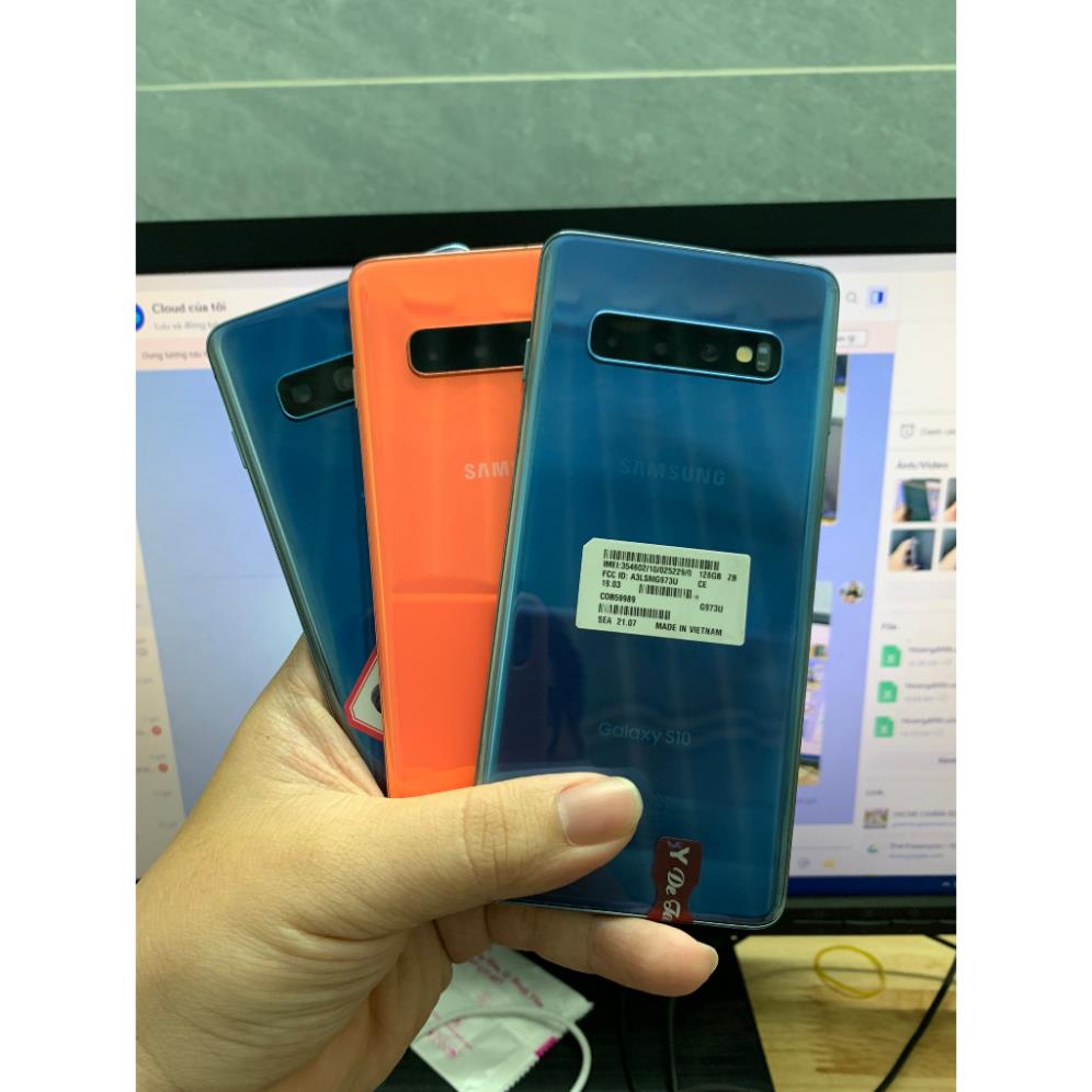 Điện thoại Samsung Galaxy S10 Ram 8/128G Chip Snap855 - Hàng chính hãng Fullbox Bảo hành toàn quốc Bao test đổi trả .
