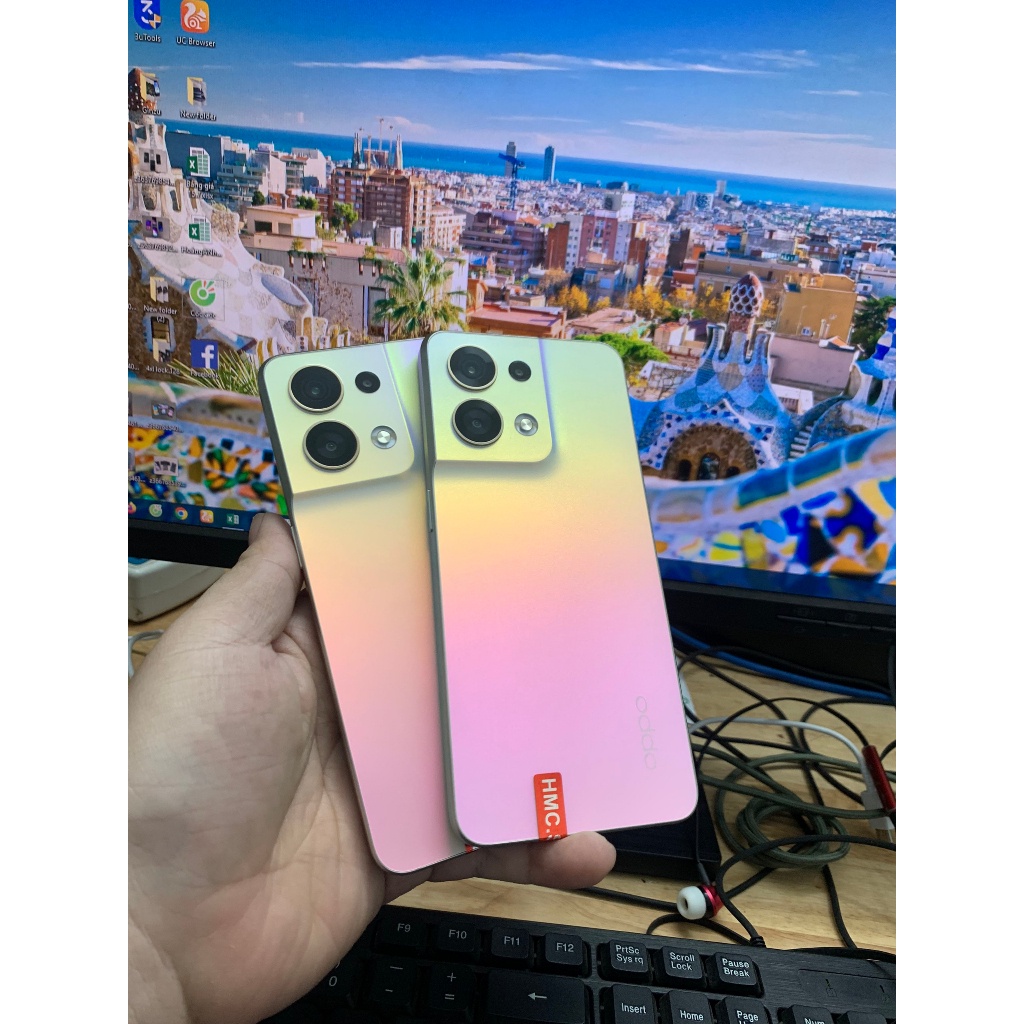 Điện Thoại Oppo Reno 8 5G  12/256G - Hàng chính hãng Fullbox Bảo hành toàn quốc Bao test đổi trả .