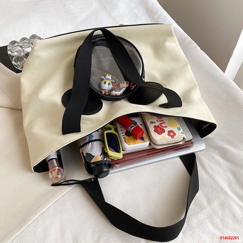 ✼Túi đeo vai Mickey tote cỡ lớn vải dễ thương