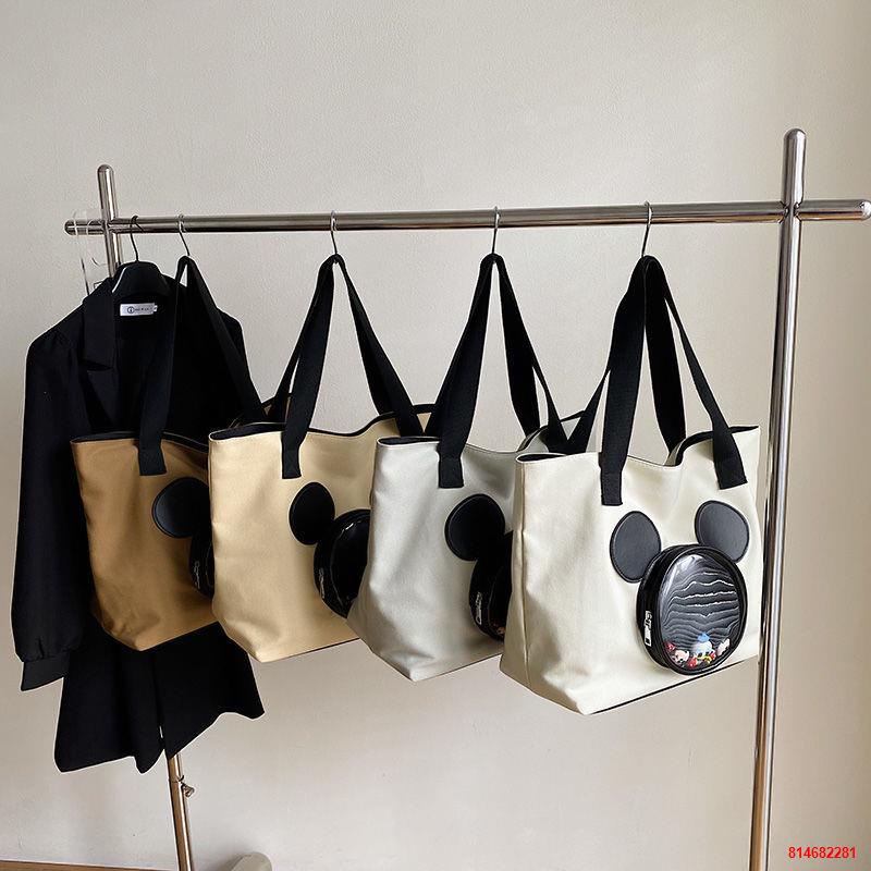 ✼Túi đeo vai Mickey tote cỡ lớn vải dễ thương