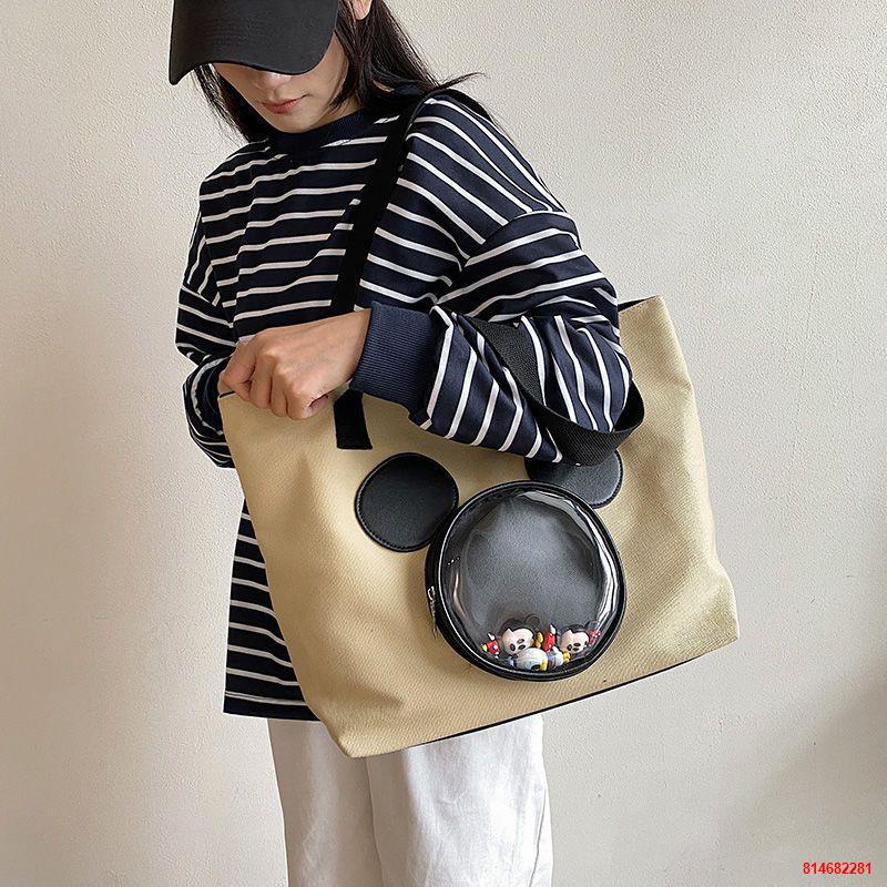 ✼Túi đeo vai Mickey tote cỡ lớn vải dễ thương