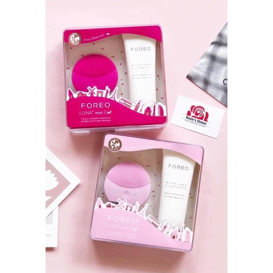 Máy rửa mặt Foreo Luna Mini 2 (tặng kèm sữa rửa mặt cùng hãng)
