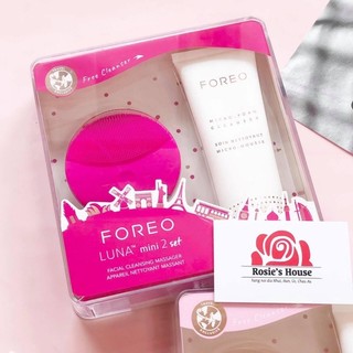 Máy rửa mặt Foreo Luna Mini 2 (tặng kèm sữa rửa mặt cùng hãng)