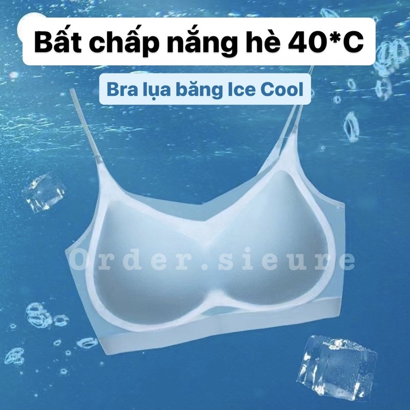 Set 2 Áo Bra Ice Cool Làm Mát Độn Mỏng -  Nhẹ Thoáng - Siêu Thoải Mái Ngày Hè