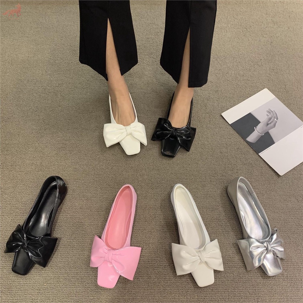 Giày bệt nữ thắt nơ phong cách mới 2023