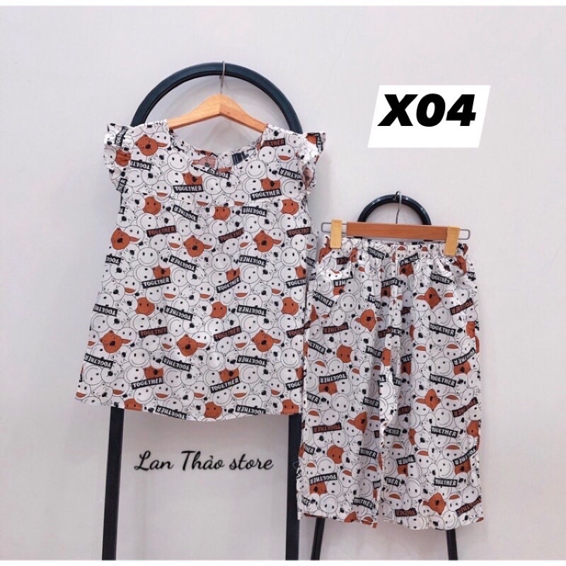 [Dọn Kho Lẻ Mẫu- Lẻ Size sale Lỗ] ❤️Đồ Bộ Tole Lanh Lửng (40 - 72kg)