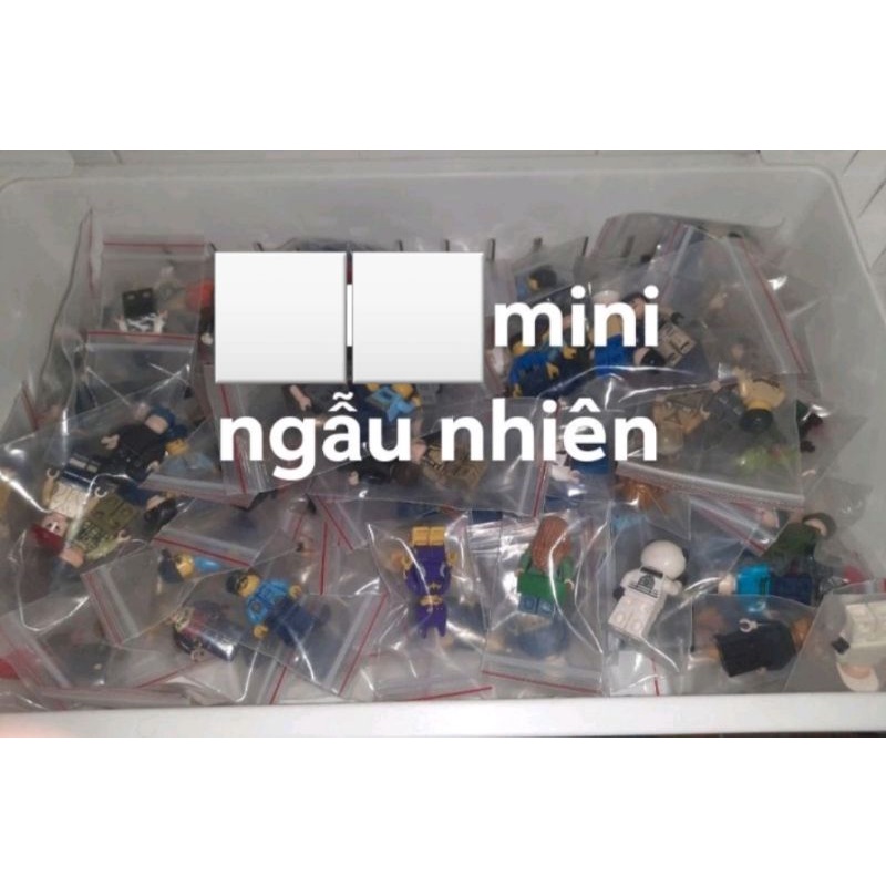 Đồ chơi lego-Lẻ 1c nhân vật lego minifigure ngẫu nhiên giá rẻ