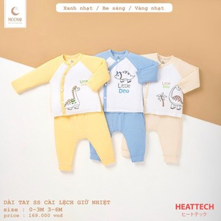 Xả kho Bộ quần áo sơ sinh dài tay Moon cho bé