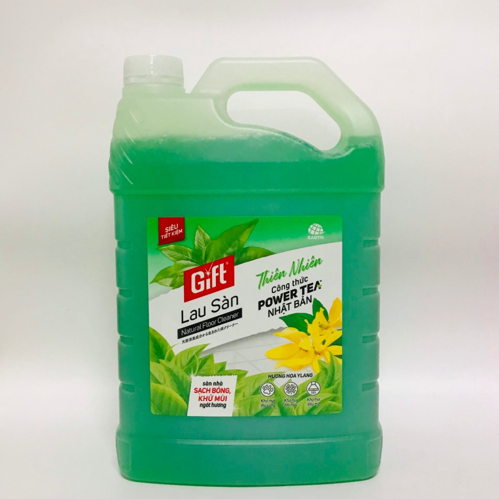 Nước Lau Sàn Gift Đậm Đặc Can 3.8kg Nhiều Loại Hương