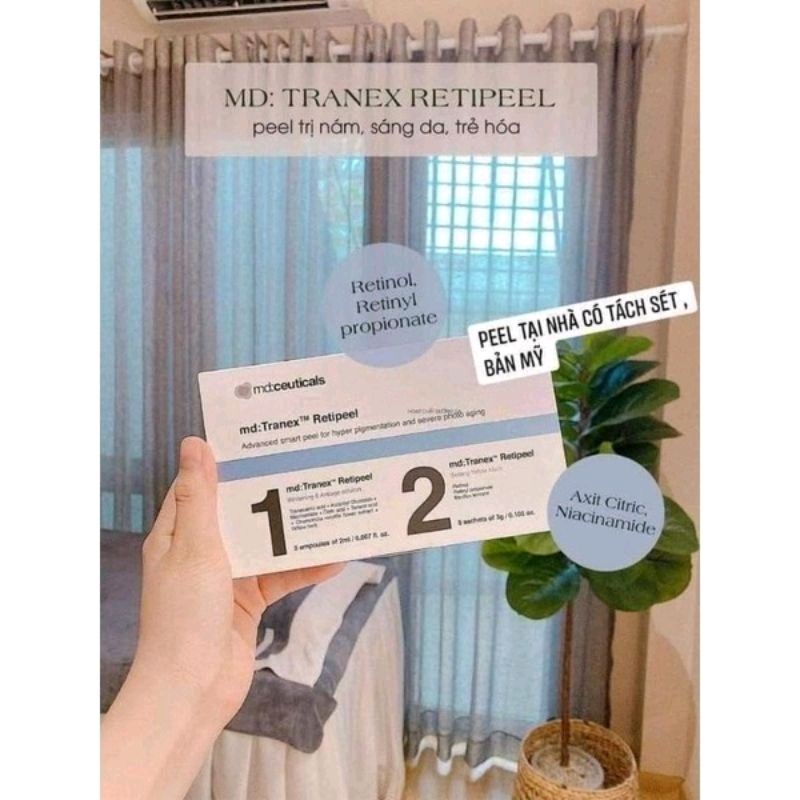 Peel Da Sinh Học Làm Sáng Da, Tái Tạo Chống Lão Hóa MD Ceutical 2ml