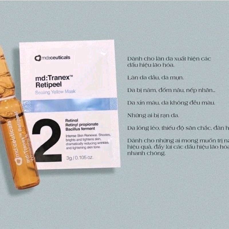 Peel Da Sinh Học Làm Sáng Da, Tái Tạo Chống Lão Hóa MD Ceutical 2ml