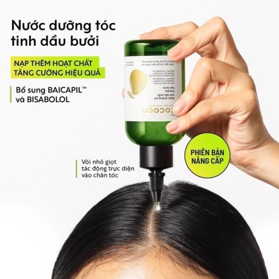 Nước dưỡng tóc tinh dầu bưởi (pomelo hair tonic) Cocoon 140ml