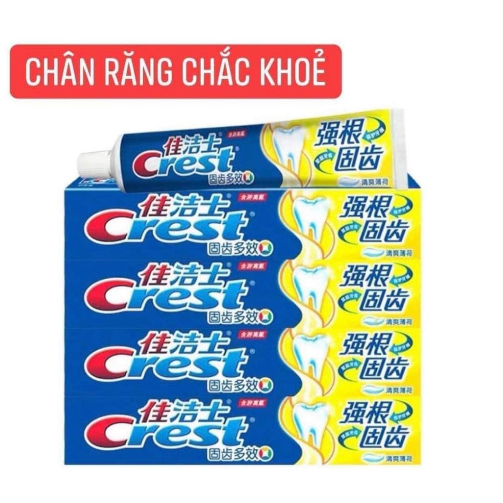 Kem đánh răng Crest trắng sáng , cho hơi thở thơm mát, nụ cười tự tin nội địa Trung loại 140g