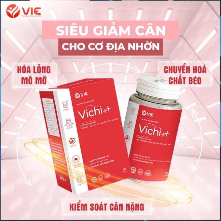 Giảm Cân Vichi+ Trà Thảo Mộc Giảm Cân Cấp Tốc Nhanh Detox Mẫu Mới 2023 Hàng chuẩn chính hãng