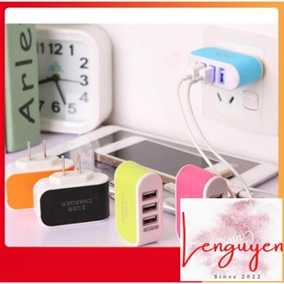 CỐC SẠC 3 CỔNG USB