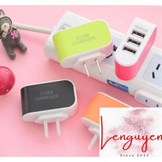 CỐC SẠC 3 CỔNG USB