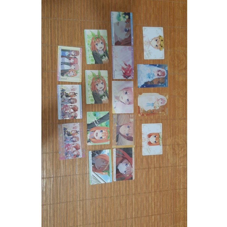 CARD BO GÓC KO CÓ SEAL CỦA MANGA NHÀ CÓ 5 NÀNG DÂU