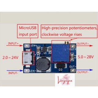 Mô Đun Tăng Áp Mini có Cổng Micro USB ( XY-016 | MT3608 )