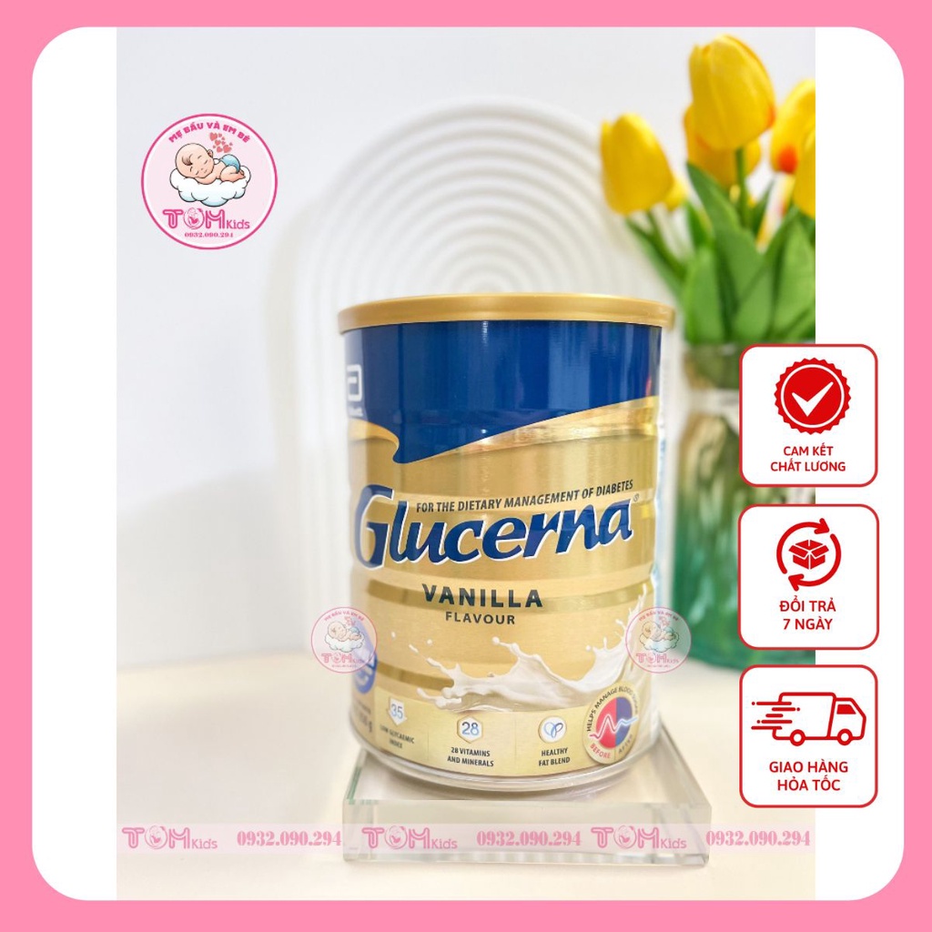 Sữa dành cho người tiểu đường Glucerna Vanilla 850g Úc