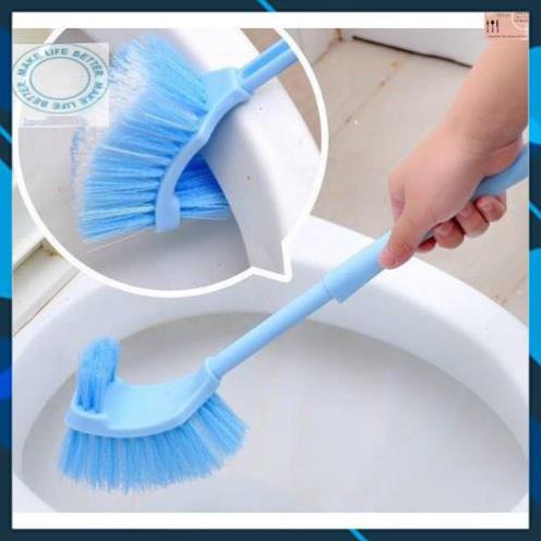 Chổi cọ nhà vệ sinh, nhà tắm, bồn cầu - Chổi cọ toilet 2 đầu tiện lợi và thông minh - Cây chà nhà tắ