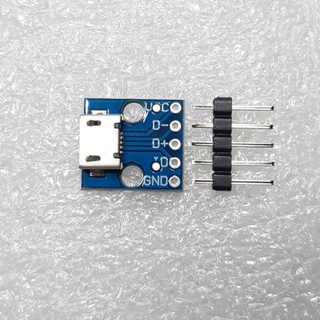 045 Mạch Ra Chân (hàn) Cổng Micro USB (MCU-Micro USB to DIP 5Pin)