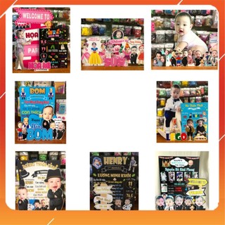 CHIBI TRANG TRÍ SINH NHẬT CHO BÉ