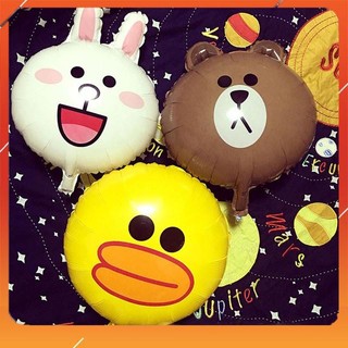 Bóng nhôm Gấu Brown/Thỏ Cony/Vịt Sally
