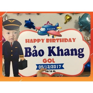 Bảng tên treo backdrop/ để bàn