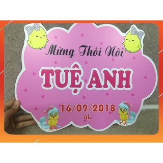 Bảng tên treo backdrop/ để bàn
