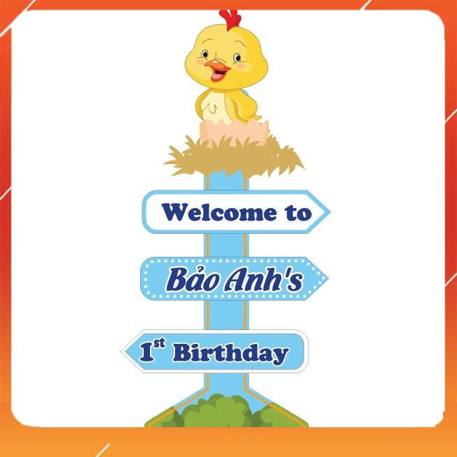 Cây Welcome Sinh Nhật Theo Chủ Đề