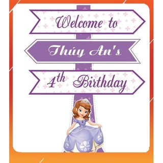 Cây Welcome Sinh Nhật Theo Chủ Đề