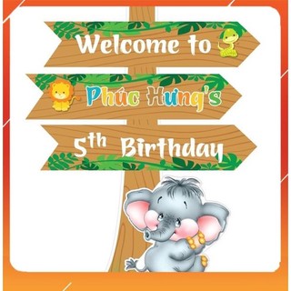 Cây Welcome Sinh Nhật Theo Chủ Đề