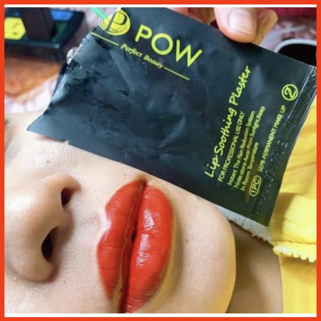MIẾNG DÁN MÔI POW - DÙNG TRONG PHUN XĂM THẨM MỸ