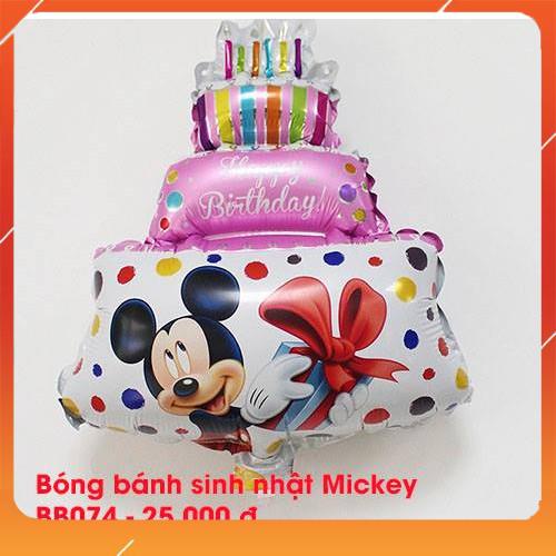 Bóng Bánh Sinh Nhật 3 Tầng Mickey 112cm
