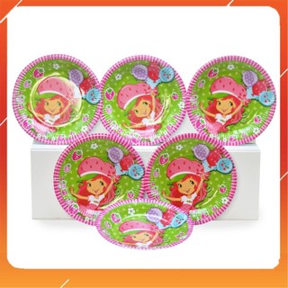 Đĩa giấy hoạt hình bé gái