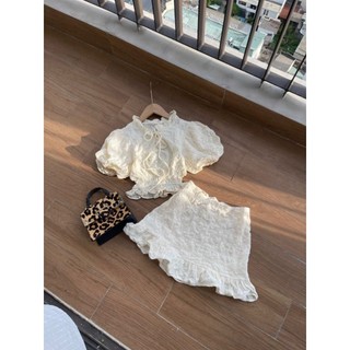 SET THIẾT KẾ ÁO BÈO MIX CHÂN VÁY BÈO