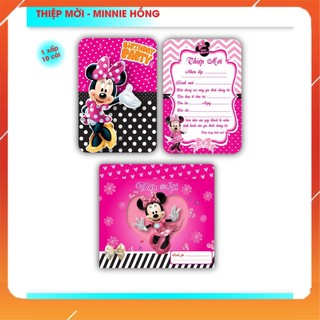 Thiệp mời sinh nhật Bé Gái 10 cái